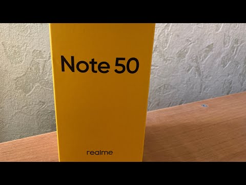 Видео: Распаковка Realme note 50 характеристики смартфона в описании