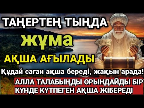 Видео: 🔥Тыңда Өте күшті дұға жұма - Алла бір күнде ойламаған ақша байлық жібереді, ризығың көбейеді