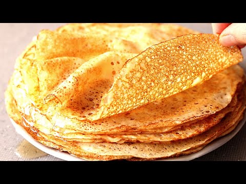 Видео: БЛИНЫ "ВСЕГО ПО 3"! ДАЖЕ ИКРА НЕ НУЖНА! ОБАЛДЕННЫЕ БЛИНЧИКИ на МОЛОКЕ. Заварные БЛИНЫ к МАСЛЕНИЦЕ