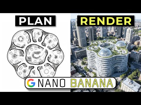 Видео: План этажа для визуализации с помощью GOOGLE Nano Banana AI Tutorial