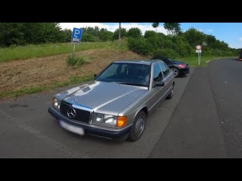 Видео: MERCEDES 190 D разгон