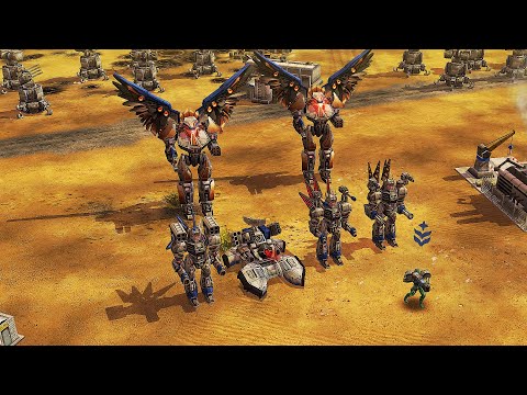 Видео: USA CYBERNETIC против USA SUPER - Command & Conquer Generals CONTRA x Beta 2