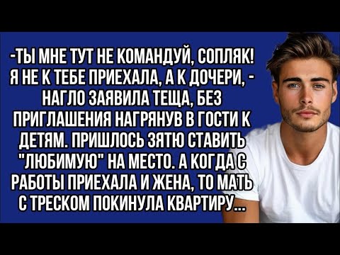 Видео: Ты мне тут не командуй, сопляк! Я не к тебе приехала, а к дочери,   нагло заявила теща