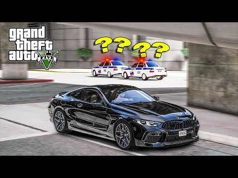 Видео: ОНИ СНОВА МЕНЯ НЕ ЗАМЕТИЛИ! ПОЛИЦЕЙСКАЯ ПОГОНЯ В ГТА 5 ЗА BMW M8!
