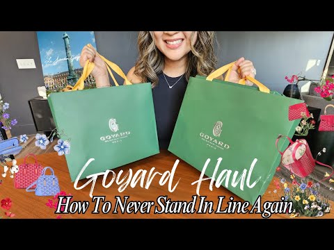 Видео: Paris Haul: распаковка 2 сумочек Goyard Le Jadin