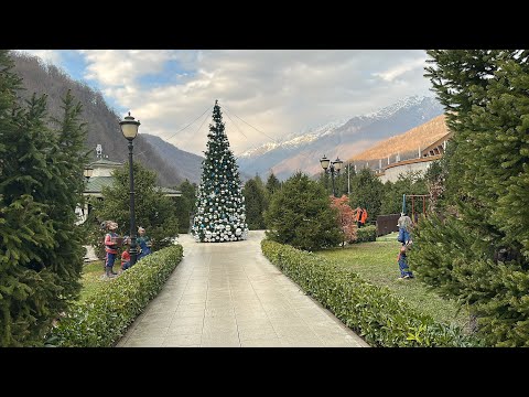 Видео: СОЧИ / Курорт Красная поляна / Эстосадок / Аквапарк / Газпром