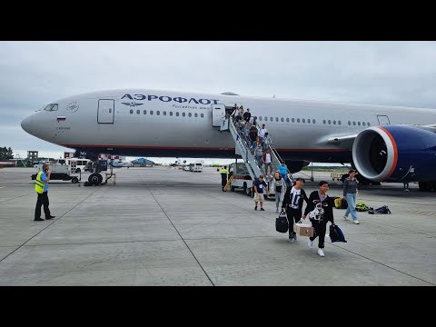 Видео: Последний произведенный Boeing 777-300ER | Рейс Москва - Южно-Сахалинск (Аэрофлот, Комфорт)