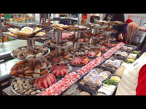 Видео: Фантастический и аппетитный! Удивительная корейская уличная еда, подборка