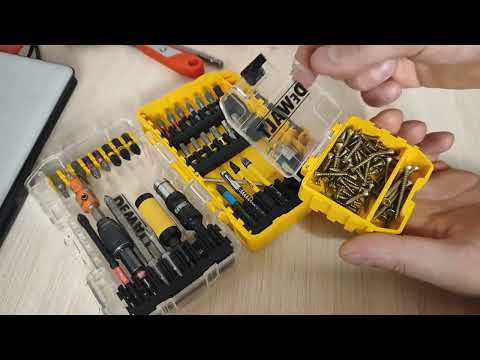 Видео: кейс dewalt DT70801-QZ. оснастка для шуруповерта сборщика мебели.Битодержатель Milwaukee и Felo #diy