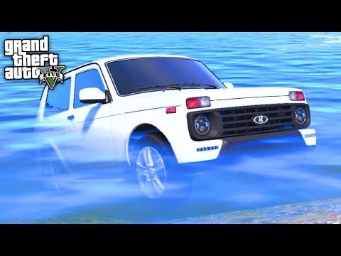 Видео: РЕАЛЬНЫЕ ПАЦАНЫ В GTA 5 - УТОПИЛ НИВУ В ОКЕАНЕ ВО ВРЕМЯ ОФФ-РОАДА! ⚡ГАРВИН