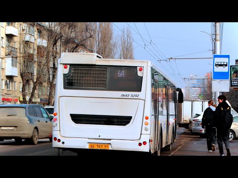 Видео: ЛиАЗ 5292.65 ВЕ 141 64 Маршрут №6А город Саратов 