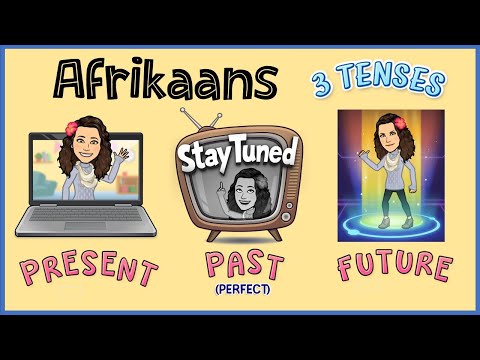 Видео: Настоящее, прошедшее и будущее время в африкаанс