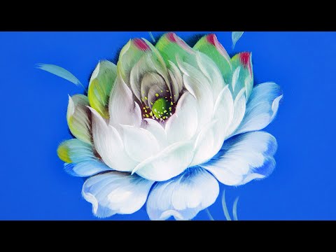Видео: #1 How to Paint Rose flower in Oil | Как нарисовать РОЗУ маслом. Мастер-класс по Жостовской росписи