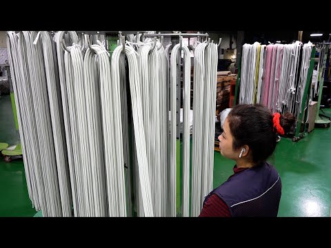 Видео: Процесс массового производства на корейском заводе по производству удлинителей с 30-летним ноу-хау