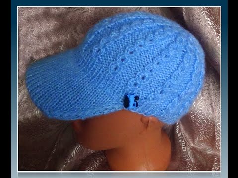 Видео: Кепочка спицами.Knitting caps