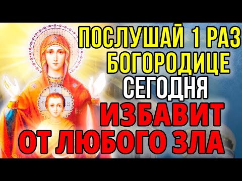 Видео: ПОСЛУШАЙ 1 РАЗ Сегодня БОГОРОДИЦА ИЗБАВИТ ОТ ЛЮБОГО ЗЛА! Сильная защитная молитва Богородице