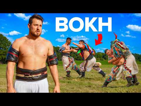 Видео: Монгольская борьба — это БЕЗУМИЕ