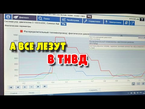 Видео: Почему резко падает давление в рейле в DELFI на Ford Mondeo 2 0D, engine FMBA