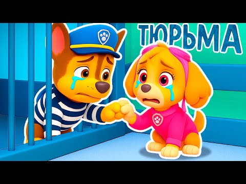 Видео: ГОНЩИК СЕЛ В ТЮРЬМУ ЩЕНЯЧИЙ ПАТРУЛЬ в МАЙНКРАФТ PAW PATROL МУЛЬТИК