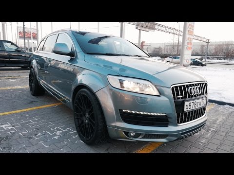 Видео: Живой AUDI Q7 за 1 млн.рублей в тюнинге ABT и 22 ДИСКАХ . Рубрика БУ