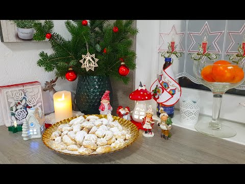 Видео: Ванильное печенье !Vanillenkipferl!