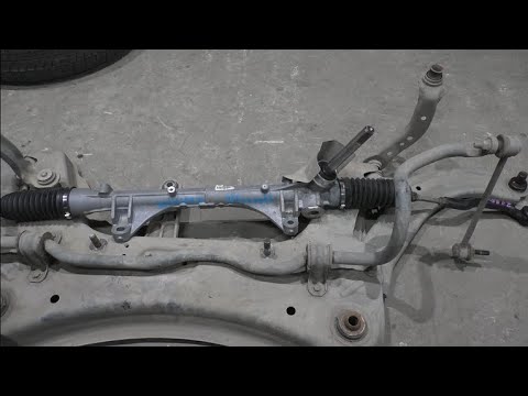 Видео: Замена рулевой рейки на Ниссан Тиида 1,6  Nissan Tiida  2008 года