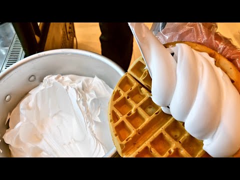 Видео: ТОП10, Вкусные корейские вафли - корейская уличная еда