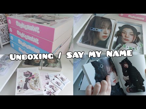 Видео: 📦 Распаковка альбома SAY MY NAME / comeback #kpop #vlog #saymyname #smn #unboxing #collection #cards