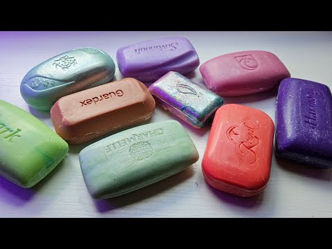 Видео: Dry soap cutting Relax video Carving ASMR Satisfying sounds Резка сухого мыла АСМР  Релакс звуки