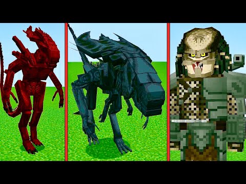 Видео: ЛУЧШИЙ МОД НА ЧУЖИХ В МАЙНКРАФТ Minecraft Aliens