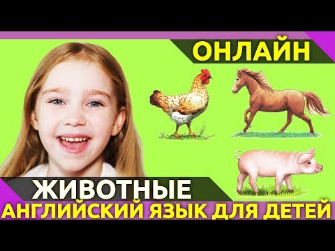 Видео: Учим английский язык. Для детей. Деревенские животные фермы | Англичанки
