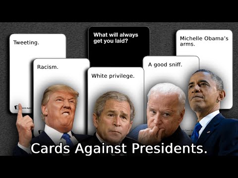 Видео: Президенты играют в карты против человечества