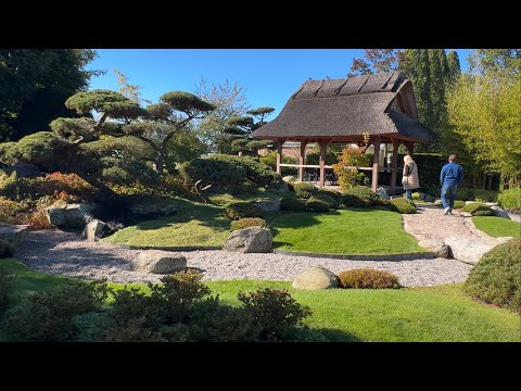 Видео: Японский садик в Парке садов 🏡 Japanischer Garten im Park der Gärten 🏡