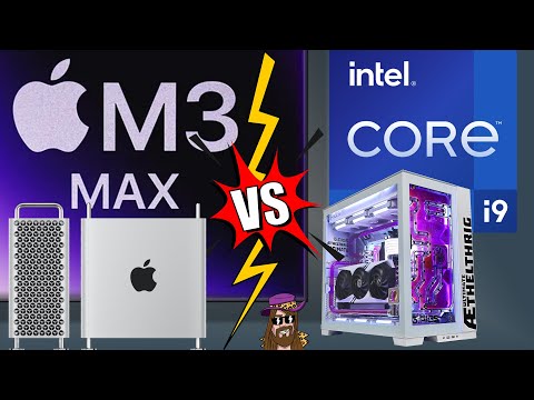 Видео: Коя е ПО-МОЩНАТА МАШИНА - Mac Pro M3 Max или Aethelth-RIG ULTIMATE?