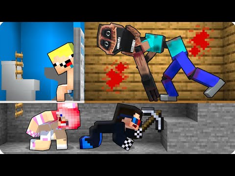 Видео: 😱МЫ СБЕЖАЛИ ОТ МИМИКА В МАЙНКРАФТ! ШЕДИ ПОБЕГ MINECRAFT