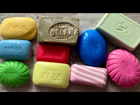 Видео: ASMR Soap cutting | Soap Carving|Резка мыла  | ASMR
