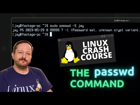 Видео: Серия курсов Linux Crash Course — Использование команды passwd