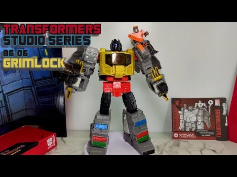 Видео: Гримлок/Grimlock, трансформер, обзор фигурки, Studio Series 86 06.