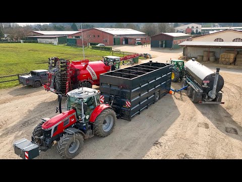 Видео: Современное сельское хозяйство Германии: внесение жидкого навоза. Vervaet Hydro Trike