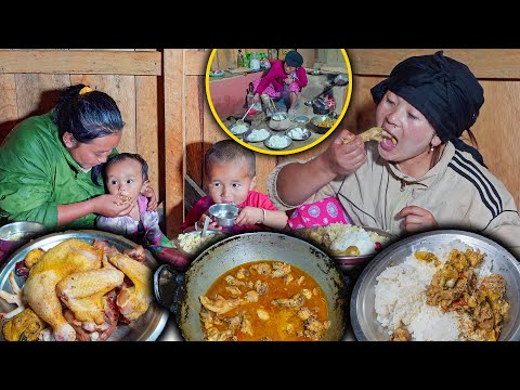 Видео: Рецепт куриного карри с рисом: приготовление и поедание || Куриная подливка, приготовленная на ог...