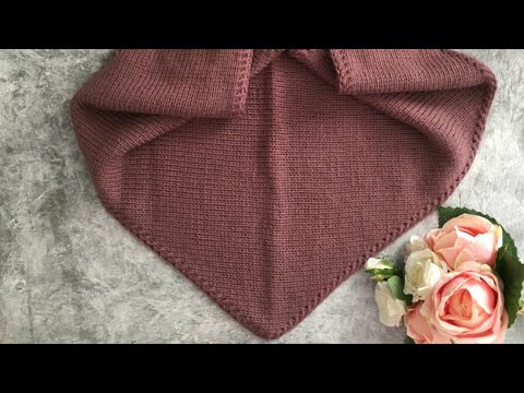 Видео: ОЧЕНЬ ПРОСТОЙ,НО КРАСИВЫЙ БАКТУС С ОРИГИНАЛЬНЫМ КРАЕМ. KNITTED HAT