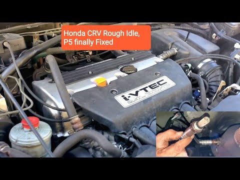 Видео: Как устранить неровный холостой ход на Honda CR-V 2.4L? Наконец-то найдена причина и устранено, с...