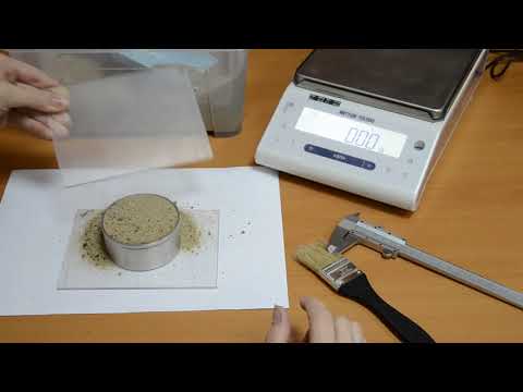 Видео: Определение плотности грунта методом режущего кольца