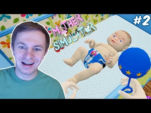 Видео: РЕБЕНОК ЗАХОТЕЛ ИГРАТЬСЯ - Mother Simulator / Симулятор матери #2