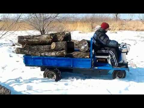 Видео: Самоходная тележка Sikoku.