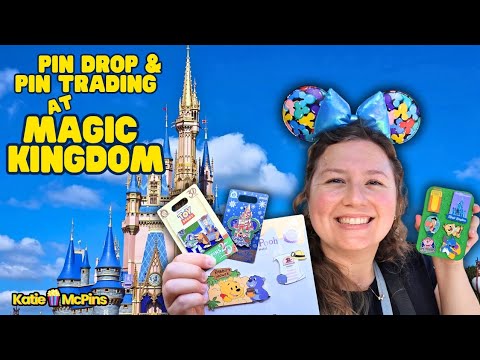Видео: Magic Kingdom PINtastic Drop & Pin Trading — редкая находка значка Disney Channel (ноябрь 2025 г.)