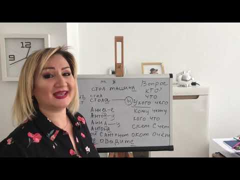 Видео: RUSÇA - ders 12-RUSÇA - ismin altı hali, soru ve son ekleri. ПАДЕЖИ