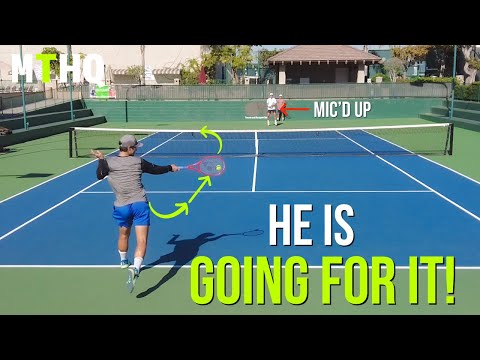 Видео: #61 ATP Маркос Хирон — Теннис: агрессивные схемы | Тренировка с микрофоном