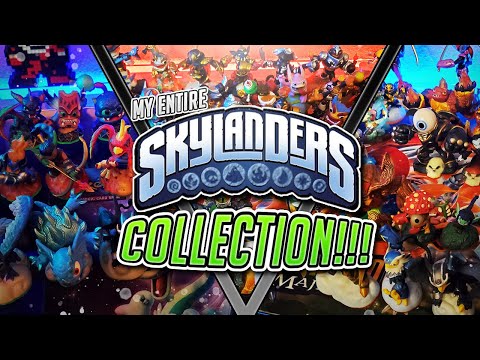 Видео: Моя полная коллекция Skylanders из ВСЕХ ШЕСТИ ИГР!!! | Mikeinoid