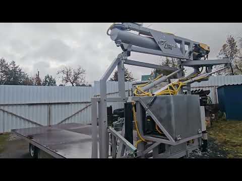 Видео: Прицеп 6м для перевозки пчёл с изилоадером от Феклистова Дмитрия